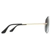 Ray-Ban RB3025 Aviator Large Metal 9271GK, Black frame, view 3