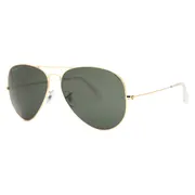 Ray-Ban RB3025 Aviator Large Metal L0205, Gold frame, view 2