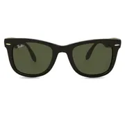 Ray-Ban RB4105 Wayfarer Folding 601, Black frame, view 2