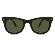 Ray-Ban RB4105 Wayfarer Folding 601S, Black frame, view 2