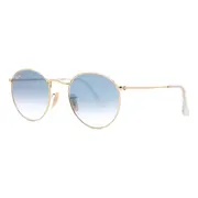 Ray-Ban RB3447N Round Metal 001/3F, Gold frame, view 2