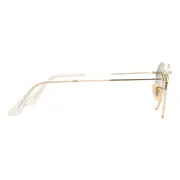 Ray-Ban RB3447N Round Metal 001/3F, Gold frame, view 3