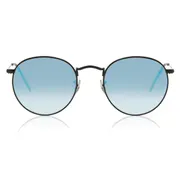 Ray-Ban RB3447 Round Flash Lenses Gradient 002/4O, Black frame, view 1