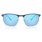Ray-Ban RB3686 Polarized 92044L, Blue frame, view 1