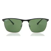 Ray-Ban RB3686 Polarized 9144P1, Black frame, view 1
