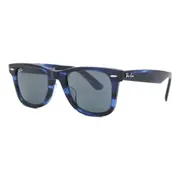 Ray-Ban RB2140F Asian Fit 1361R5, Blue frame, view 2