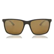 Ray-Ban RB4385 6124A3, Brown frame, view 1