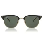 Ray-Ban RB4416 New Clubmaster 601/31, Gold frame, view 1