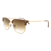 Ray-Ban RB4416 New Clubmaster 672151, Brown frame, view 2