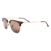 Ray-Ban RB4416 New Clubmaster 6654G9, Burgundy frame, view 2