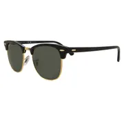 Ray-Ban RB3016/S Clubmaster Polarized 901/58, Black frame, view 2