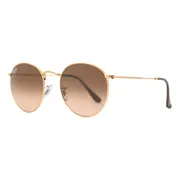Ray-Ban RB3447 Round Metal 9001A5, Gold frame, view 2