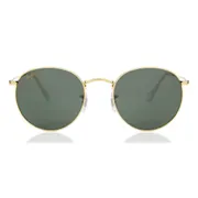 Ray-Ban RB3447 Round Metal 919631, Gold frame, view 1