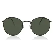 Ray-Ban RB3447 Round Metal 919931, Black frame, view 1