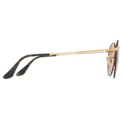 Ray-Ban RB3447 Round Metal 927533, Tortoiseshell frame, view 3