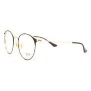 Ray-Ban RX6378F Asian Fit 2905, Brown frame, view 2