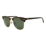 Ray-Ban RB3016F Clubmaster Asian Fit 990/58, Tortoiseshell frame, view 2