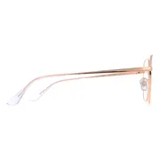 Ray-Ban RX6490D Asian Fit 3094, Gold frame, view 3