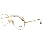 Ray-Ban RX6489 2500, Gold frame, view 2