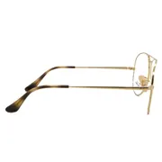 Ray-Ban RX6489 2500, Gold frame, view 3