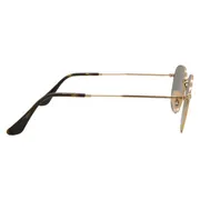 Ray-Ban RB3548N Hexagonal Metal Flat Lenses 001, Gold frame, view 3