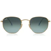Ray-Ban RB3548N Hexagonal Metal Flat Lenses 91233M