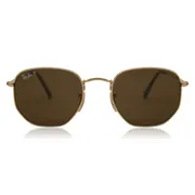 Ray-Ban RB3548N Hexagonal Metal Flat Lenses Polarized 001/57