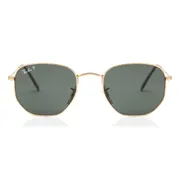 Ray-Ban RB3548N Hexagonal Metal Flat Lenses Polarized 001/58