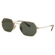 Ray-Ban RB3556N Octagonal 001, Gold frame, view 2
