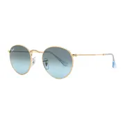 Ray-Ban RB3447 Round Metal Asian Fit 001/3M, Gold frame, view 2