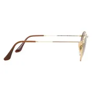 Ray-Ban RB3447 Round Metal Asian Fit 001/51, Gold frame, view 3