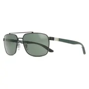 Ray-Ban RB3701 Asian Fit 002/71, Black frame, view 2