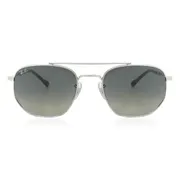 Ray-Ban RB3707 Asian Fit 003/71, Silver frame, view 1