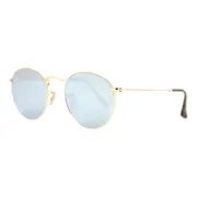 Ray-Ban RB3447N Round Metal 001/30, Gold frame, view 2