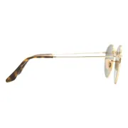 Ray-Ban RB3447N Round Metal 001/30, Gold frame, view 3