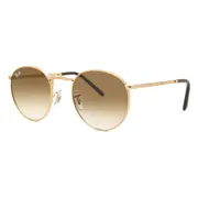 Ray-Ban RB3637 New Round 001/51, Gold frame, view 2