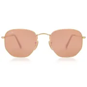 Ray-Ban RB3548N Hexagonal Metal Flat Lenses 001/Z2