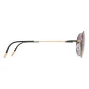 Silhouette 8736/75 7730, Gold frame, Gradient Blue Mirror lenses, view 3