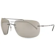 Silhouette 8706/75 9040, Silver frame, Silver Mirror lenses, view 2
