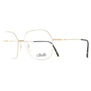 Silhouette Dynamics Colorwave Fullrim 4549/75 7530, Gold frame, view 2