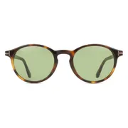 Tom Ford FT1331 PRESCOTT-02 53N, Tortoiseshell frame, Green lenses, view 1