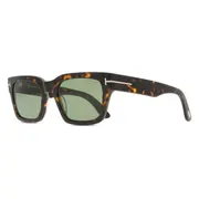 Tom Ford FT1333 ANDY-02 Polarized 52R, Tortoiseshell frame, Green lenses, view 2