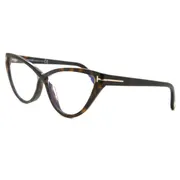 Tom Ford FT5729-B 052 Blue-Light Block, Tortoiseshell frame, view 2
