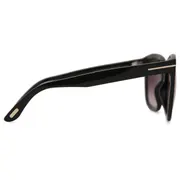 Tom Ford FT0502 AMARRA 01T, Black frame, Red lenses, view 3