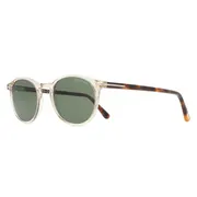 Tom Ford FT0539 ANDREA-02 45N, Brown frame, Dark Green lenses, view 2
