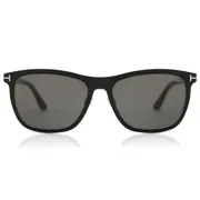 Tom Ford FT0526 ALASDHAIR 02A, Black frame, Dark Grey lenses, view 1
