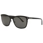 Tom Ford FT0526 ALASDHAIR 02A, Black frame, Dark Grey lenses, view 2