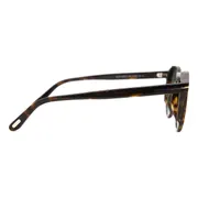 Tom Ford FT0591 IAN-02 52N, Tortoiseshell frame, Green lenses, view 3