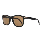 Tom Ford FT0595 ERIC-02 01J, Black frame, Brown lenses, view 2