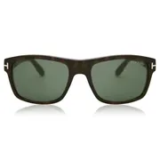 Tom Ford FT0678 AUGUST 52N, Tortoiseshell frame, Green lenses, view 1